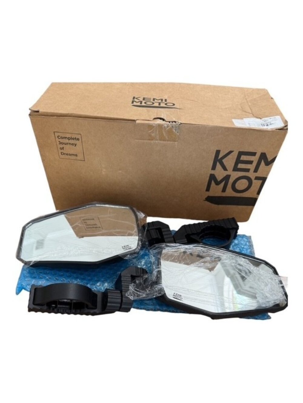 KEMIMOTO UTV Side Mirrors  1.65 to 2 inch Roll bar RZR Pioneer Talon Kawasaki Pr
